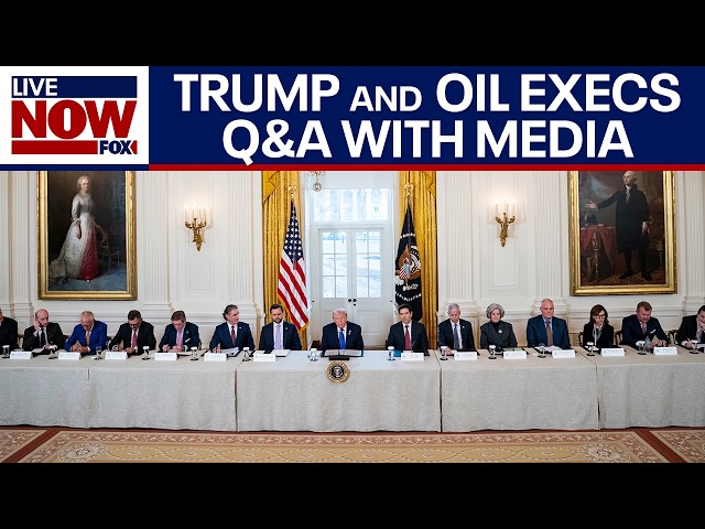 FULL Trump and Oil execs take questions from media