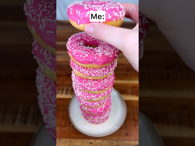 Mom: "I made some donuts"😌 ME: "donut sandwich"😌❤️🍩 (HOW many donuts is this?😎) | CHEFKOUDY