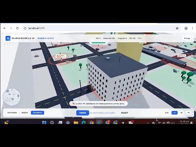 Quake Rescue AI Python Project