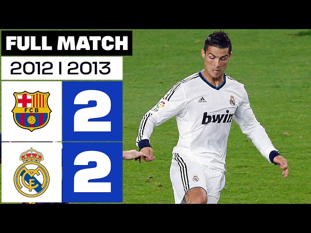 FC Barcelona 2 - 2 Real Madrid 2012/13 PARTIDO COMPLETO