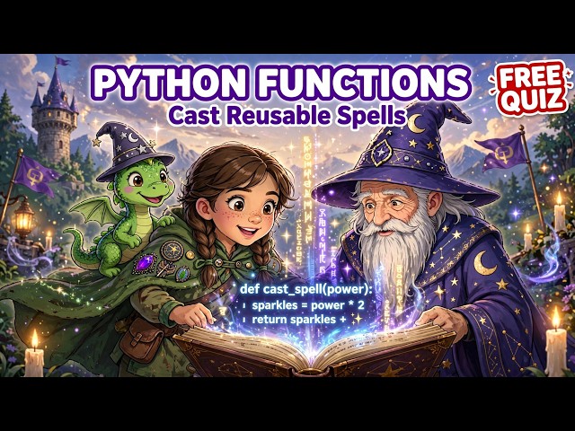 Python Functions: def, Parameters, Return Values Explained – Pythoria Quest 6 #functions #return