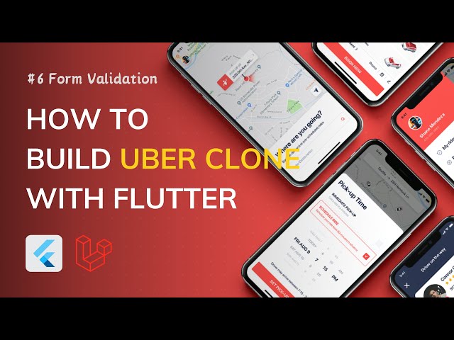 #6 Form validation - How to build Uber App with Flutter (Full project)