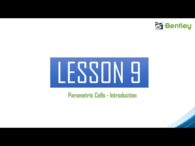 Introduction to 3D Parametric Cells