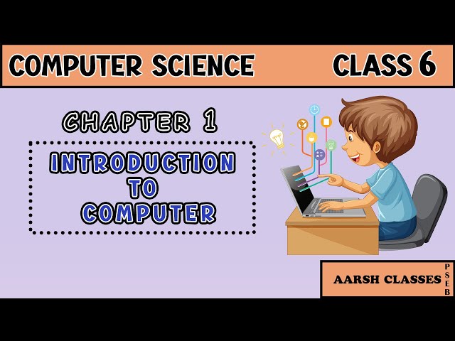 Class 6 PSEB  Computer Science  Chapter - 1  Introduction to Computer  #educational #pseb