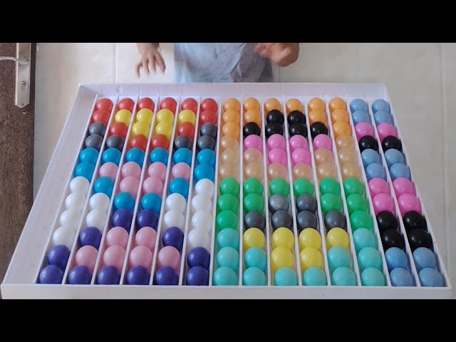 Brain Sorting Puzzle Color Ball Edition Color Ball Sort Challenge#colorballs #colorsort #relax 