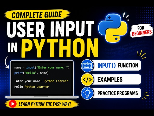 Userinput  in Python beginner friendly