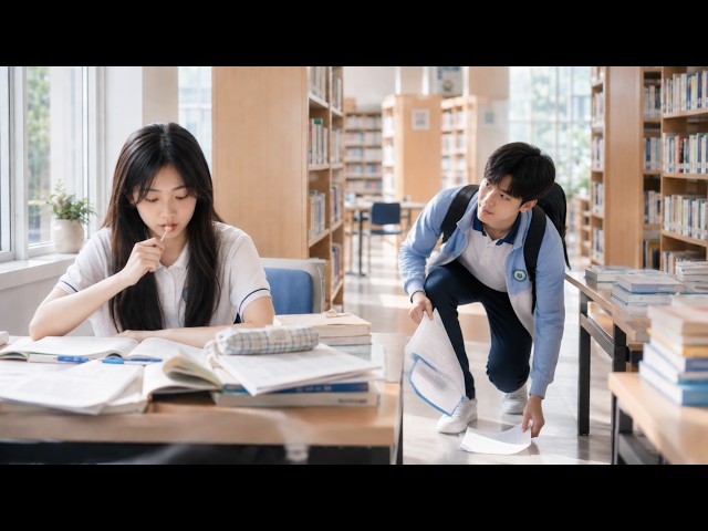 单身多年的高冷学霸偶遇图书馆吃糖女孩，一眼心动，从此开启疯狂追爱！❤️