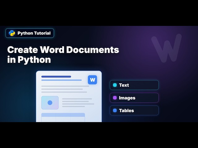 How to Create Word Documents in Python | Step-by-Step Tutorial with Spire.Doc for Python