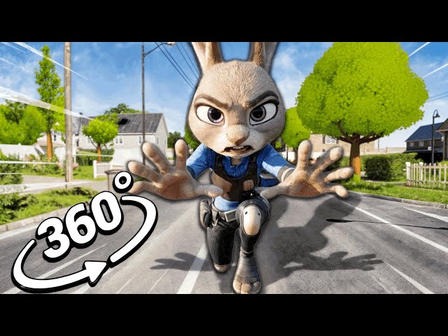 360° VR Zootopia: Judy Hopps Catches YOU!