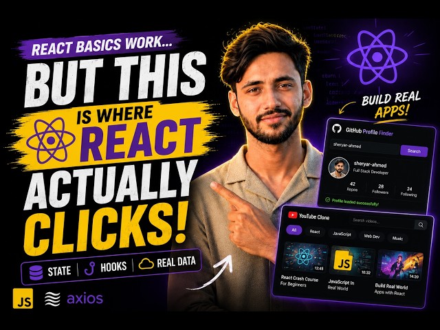 Your React App Is DEAD Until You Learn This — useState, useEffect & Real APIs
