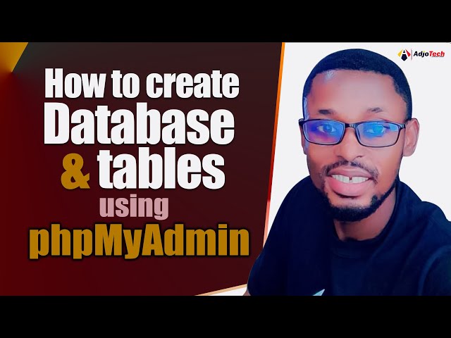 How to create MySQL database in phpMyAdmin | step by  step