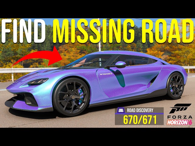 Forza Horizon 6 - How to Easily FIND MISSING ROADS! (Tutorial)