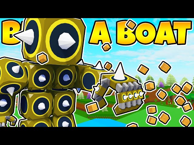 I built a giant spike mech In Build a Boat!