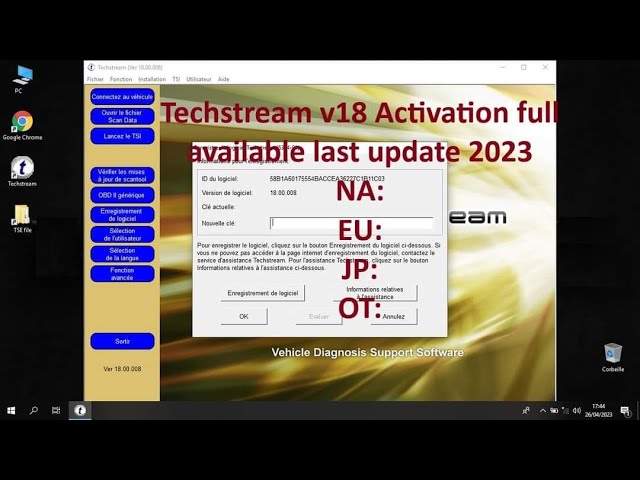 TOYOTA Techstream V18.00.008 Software Download and Activation