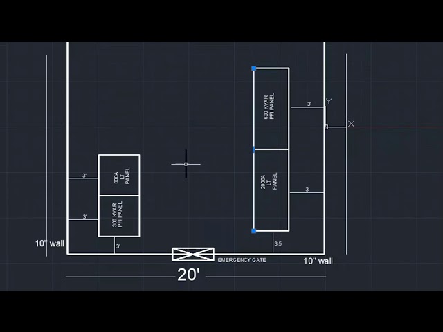 AutoCAD Substation Layout