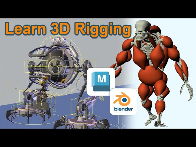 Learn 3D Rigging at Puppeteer Lounge in Maya & Blender | Student Showcase