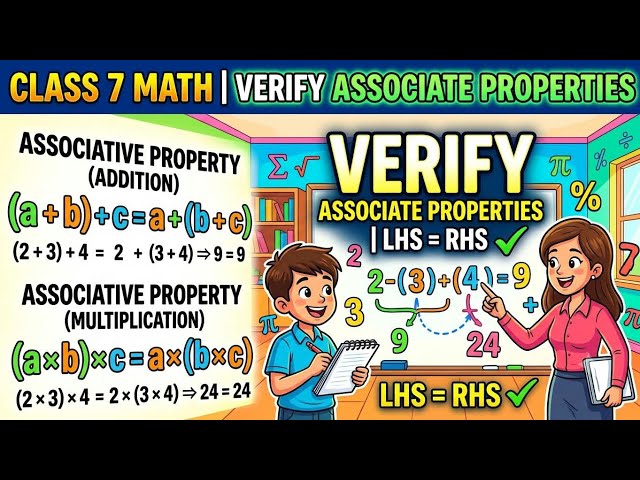 Verify the following associate properties||@conceptsofmath1||mathematics