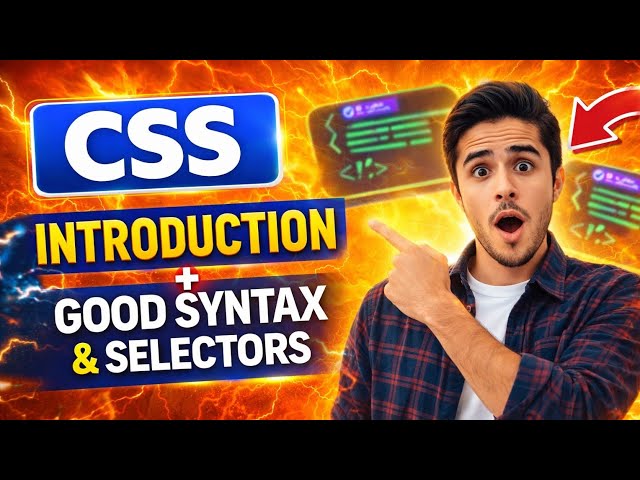 Day 1 CSS Tutorial – for Beginners in Urdu | CSS Introduction, Syntax, Selectors