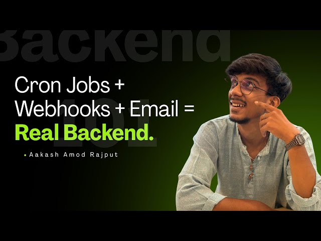 Automating Backend Systems with Cron Jobs, Webhooks & Email