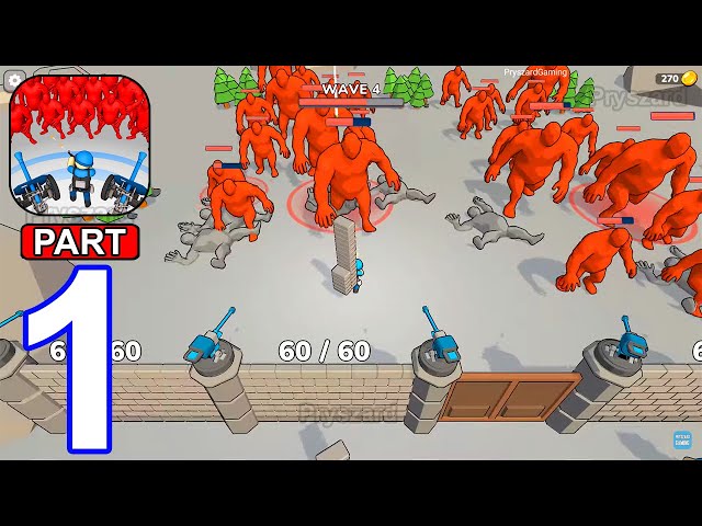 Build Defense - Gameplay Walkthrough Part 1 Stick War Army Commander Tower Defense (Android, iOS)
