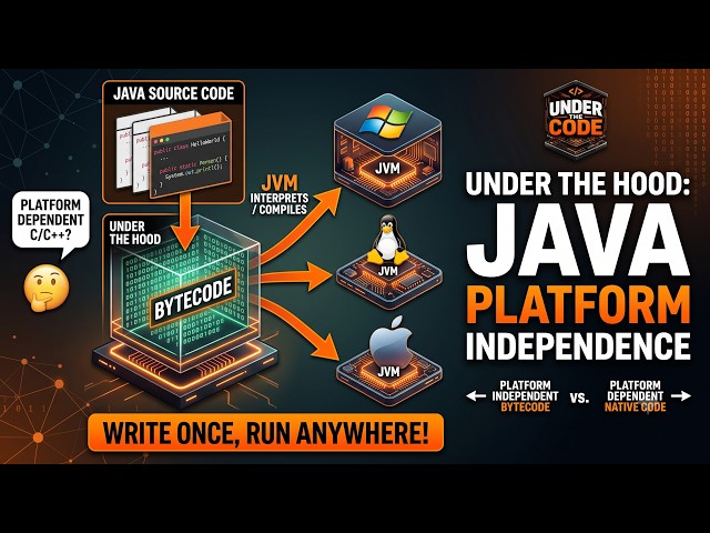Why Java Runs Anywhere — JVM, Bytecode & WORA Explained