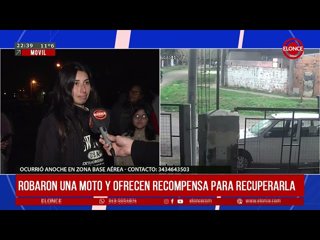 Motorcycle stolen, reward offered; neighbors also demand streetlights and security in Base Aérea ...