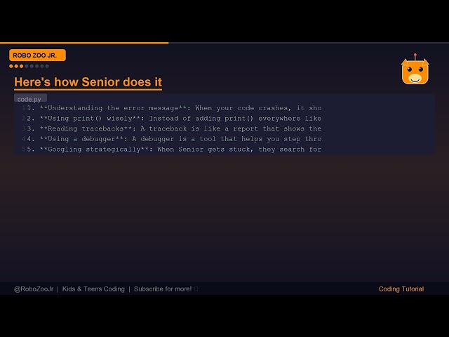 Junior vs Senior Coder: Finding a Bug
