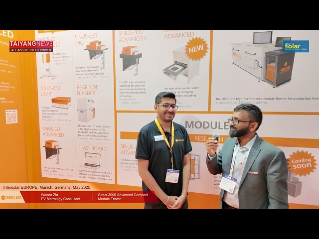 WAVELABS’ LED-Based Compact Lab-Scale Product at Intersolar Europe 2025