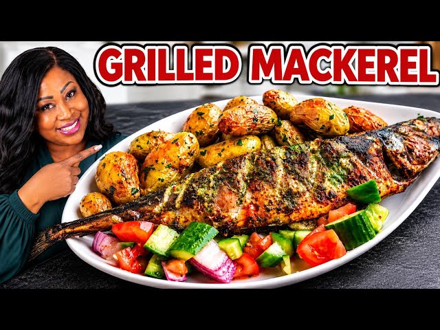 New Marinade Alert! Oven Grilled Mackerel with Crispy Stovetop Potatoes
