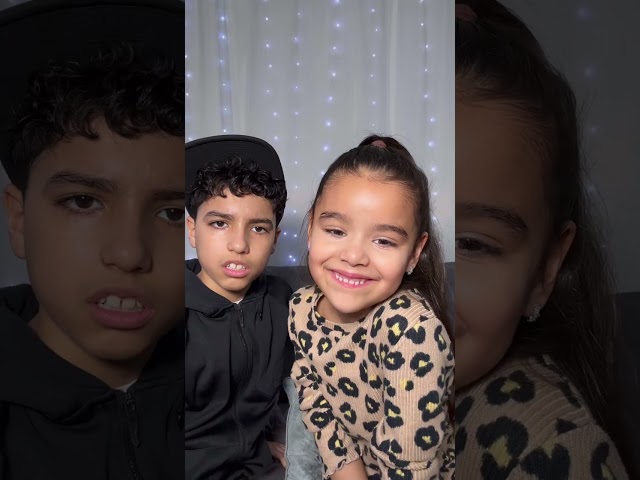 Kassie asked her brother to try do her makeup. We think he did great!