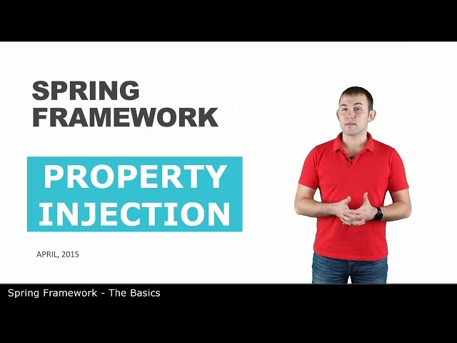 Property Injection - 7 - The Basics of Spring Framework