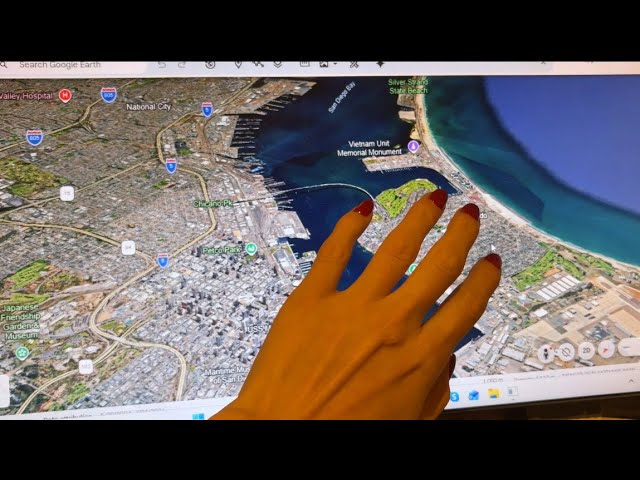 ASMR Exploring Google Maps & Clicky Whispers (SO tingly) 