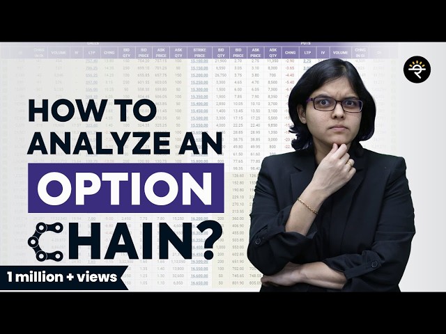 How to analyze an Option Chain? | Option trading | CA Rachana Ranade