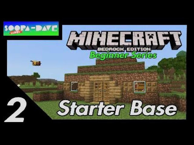 Minecraft Starter Base Beginner Guide Series