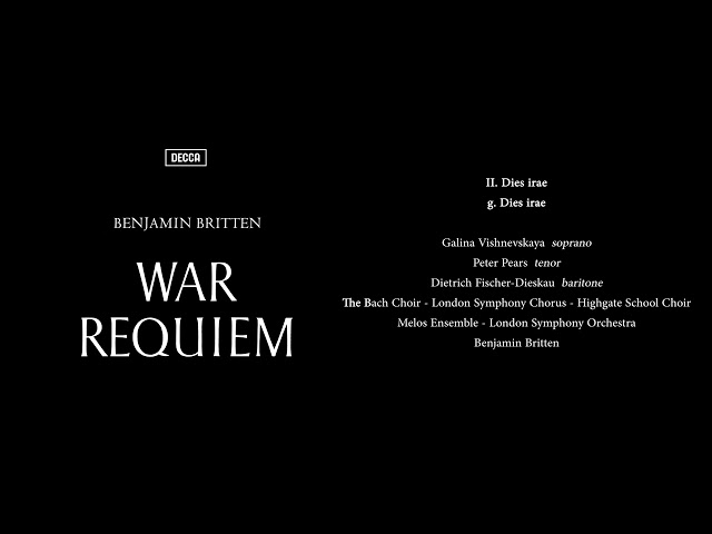 Benjamin Britten - War Requiem, Op.66 / Dies irae: 2g. Dies irae
