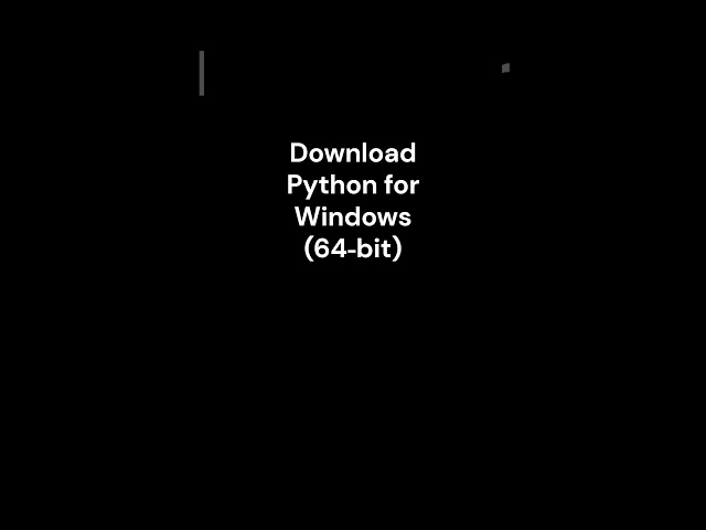 Install Python on Windows in Under 40 Seconds!