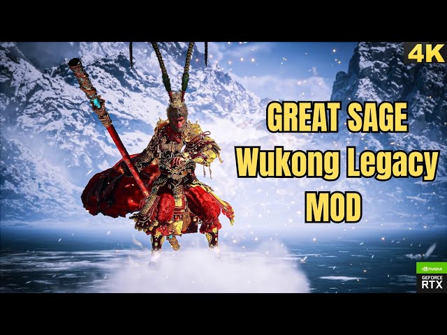 New Wukong Legacy Great Sage Mode Is Back | Combat Showcase New Update | Black Myth Wukong Mods PC