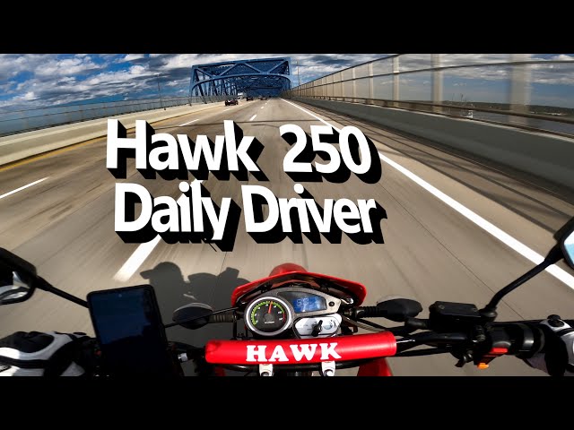 Is Lane Filtering A Necessary Risk? | Hawk 250 MotoVlog
