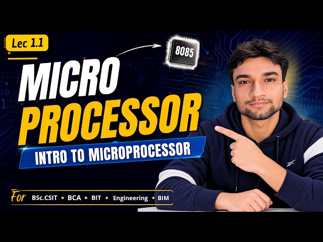 1.0 | Introduction to Microprocessor in Nepali