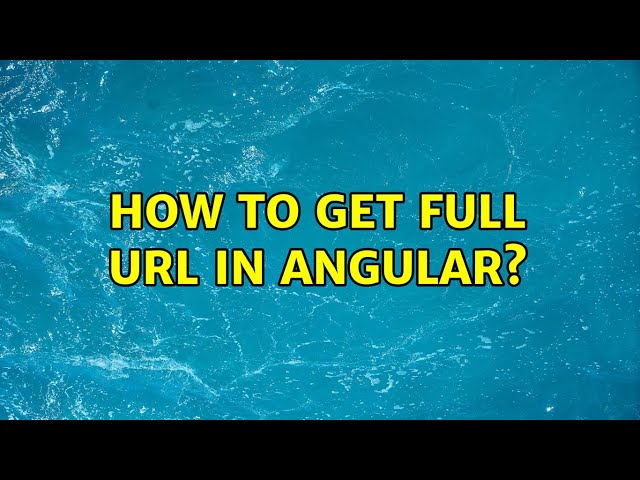 How to get full url in Angular?