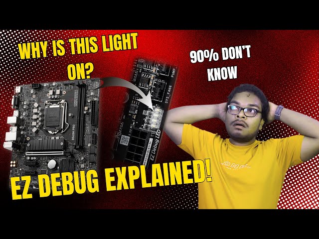 Why Is My Motherboard Light On? EZ Debug LED Explained! #gamingmotherboard #pcbuild