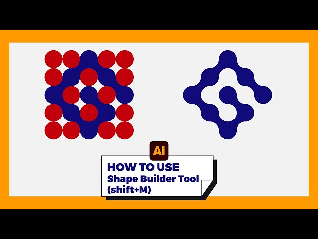 Adobe Illustrator Tutorial | How to Use Shape Builder Tool (Tips Tricks Tools Beginners 101)