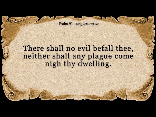 Psalm 91 - My Refuge and My Fortress (With words - KJV) | God Our Protector | Prayer for Protection