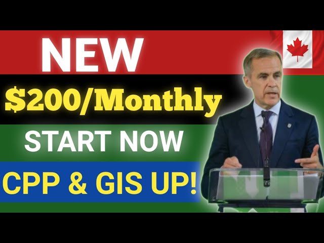 🔥$2000/Month: New CPP + OAS Boost Confirmed | August 2025 Update