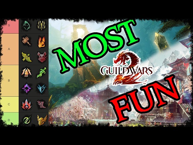 The MOST FUN Open World Classes in Guild Wars 2 - Tier List