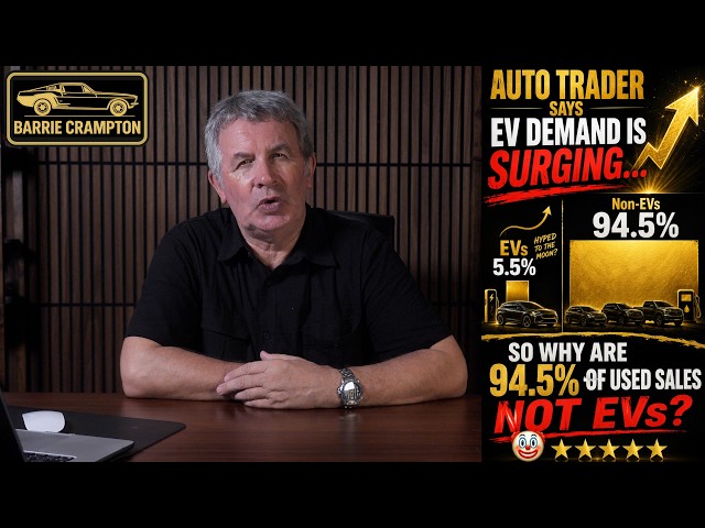Auto Trader Says EV Demand Is SURGING… So Why Are 94 5% of Used Sales NOT EVs? 🤡 ⭐⭐⭐⭐⭐