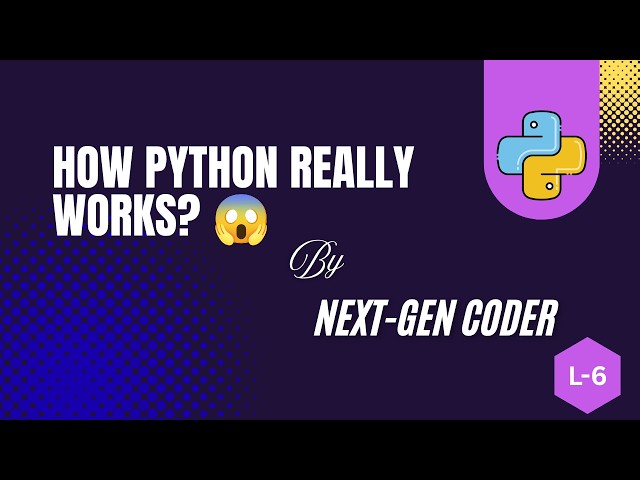 You Write Python Code… But What REALLY Happens Inside? 🤯 | How Python Works Internally