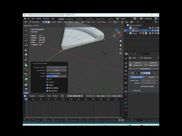 ¡Haz una Pizza 3D en Blender! 🍕 Fácil y paso a paso