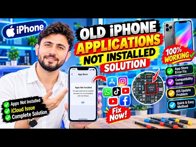 iPhone Old Apps Not Installing | App Installation Problem Solution