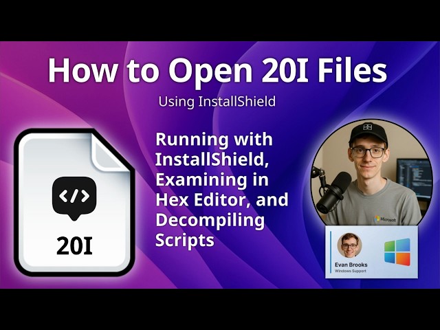 How to Open 20I Files (InstallShield Compiled Script)